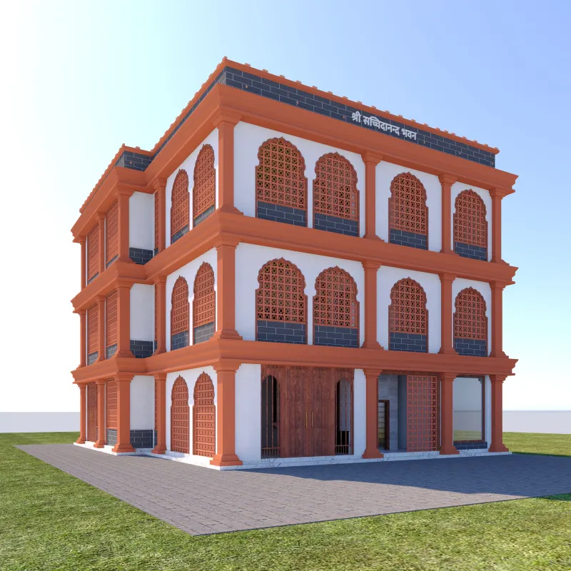 Samadhi Mandir with Satsang Hall